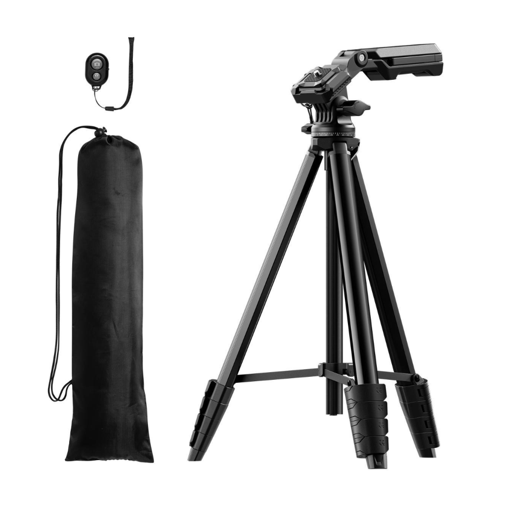 K&F Concept 158cm Compact Travel Tripod w/ Multi-Functional Head, 3kg Max Load | KF09-169