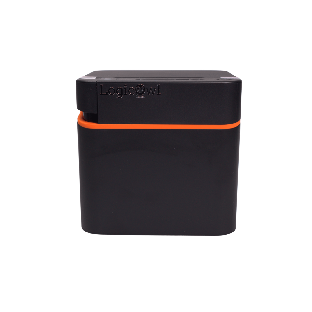 LogicOwl OJ-58E Portable Thermal Printer with 58mm Max Paper Size, USB/Bluetooth & Buzzer Indicator
