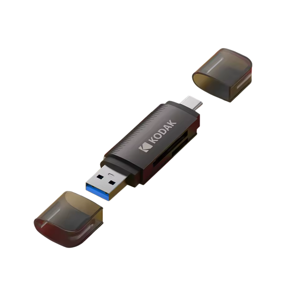 Kodak 2in1 SD/MicroSD Card Reader C210 Type-C to USB-A