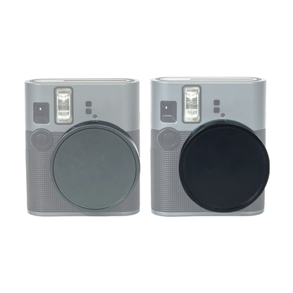 Pikxi Aluminum Protective Lens Cap Cover for FUJIFILM Instax Mini 41 Instant Film Camera - Black, Gray