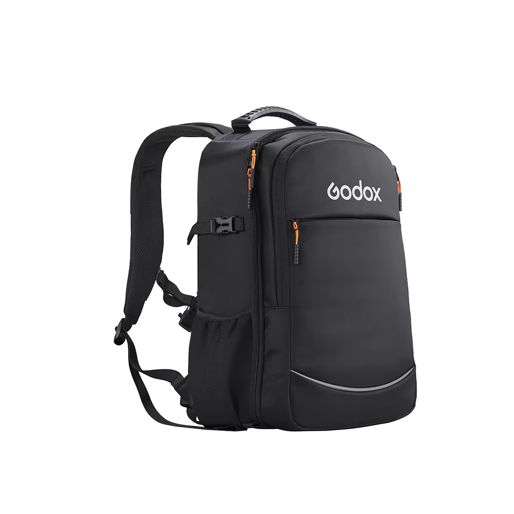 Godox CB20 Travel Strobe Backpack with 5 Interior Lid Pockets and Adjustable Dividers for AD200, AD200Pro, AD300Pro Dual Light Kits and Strobe Accessories