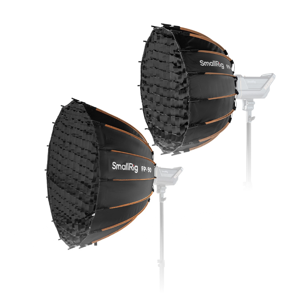 SmallRig FP-90 / FP-60 Quick Setup Folding Parabolic Softbox, Dual Diffuser Cloth | 5395 | 5396