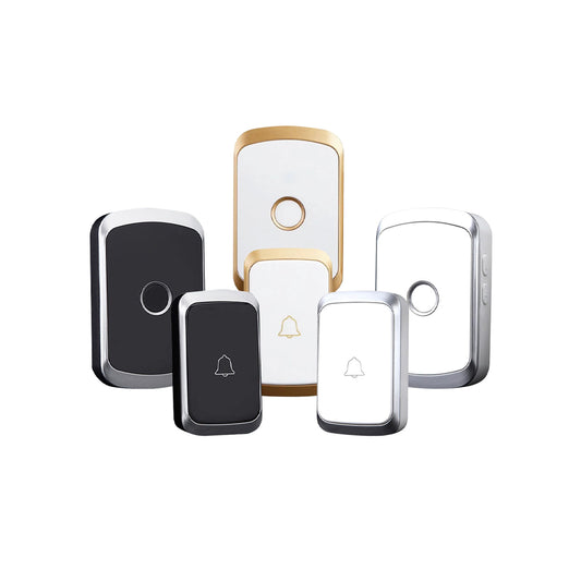 [CLEARANCE] DAYTECH DB06-S Smart Wireless Doorbell Plug and Play AC 110V-240V Water-Resistant 300m Long Range Door Bell Buzzer with Adjustable Volume, 36 Chimes and Tunes for Home Office Indoor and Outdoor Installation (GOLD)