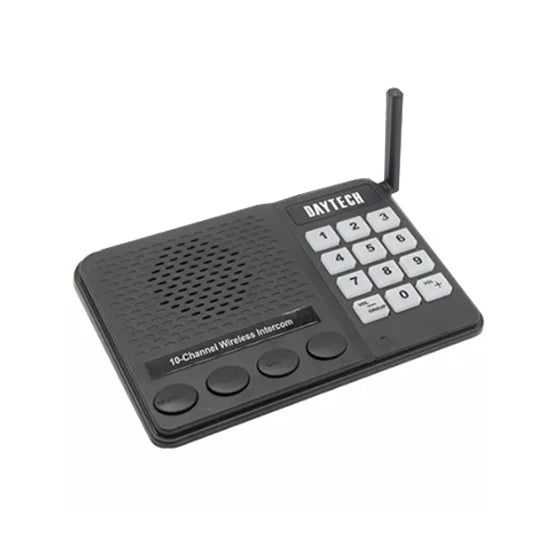 DAYTECH CI02 Multi-Channel Wireless Intercom System 1000m Long Range Two-Way Transmission for Home, Office, Hotel, Restaurant, Cafe, Clinic, Hospital