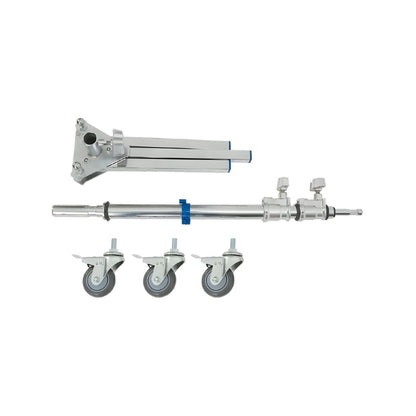 Dearkol Heavy Duty Collapsible Magic Runway Base Light Stand with Castor Wheels | COB-30"