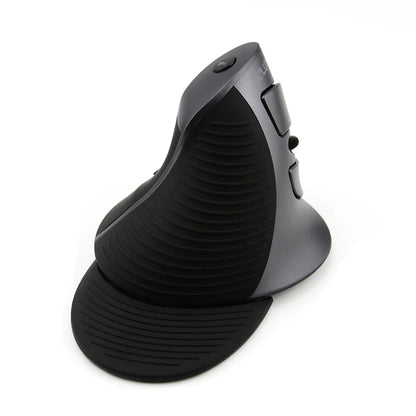 [CLEARANCE] Delux M618GX Wireless Optical Ergonomic Vertical Mouse 2.4GHz with Silent Click, 1600 DPI, USB Nano Receiver, and 6 Buttons for Windows XP/7/8/10