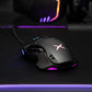 Delux M629BU Wired Modular Ergonomic Gaming Mouse RGB with 7 Buttons, Up to 16000 DPI, Fully Programmable Buttons PMW3389