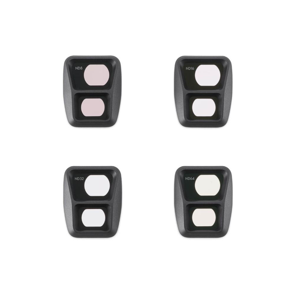 DJI Air 3 (4-Pack) ND Filter Kit with ND8 ND16 ND32 ND64 Neutral Density Level - DJI Camera Drone Accessories