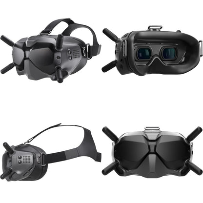 DJI FPV Combo First-Person View Immersive Flight Drone + DJI Goggles V2 & Remote Controller 2 with 4K/60fps Super-Wide 150° Field of View, 10km HD Low-Latency Video Transmission, Advance Emergency Break & Hover, S / N / M Shooting Mode