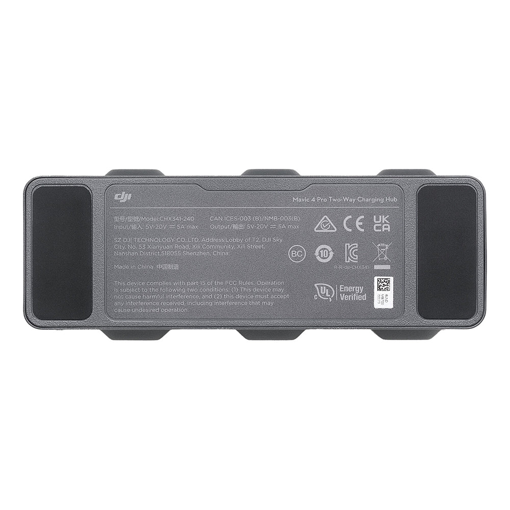 DJI Two-Way Parallel Charging Hub for Mavic 4 Pro Professiol Camera Drone with 100W 3-Bay Battery Slots & Power Bank Mode