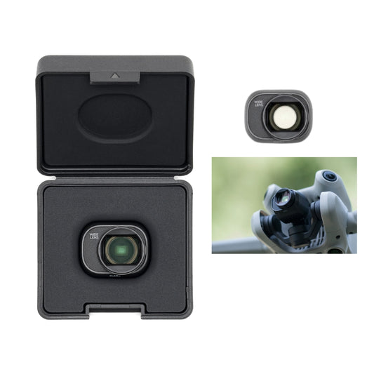 DJI Wide Angle Lens for Mini 4 Pro Camera Flight Drone with 114° Photo & 100° Video Angle Shot