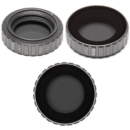 DJI Osmo Action ND Filter Set (3pcs) ND8, ND16, and ND32 Neutral Density Lens Filters with Protective Case for Osmo Action Pro 5 / 4 / 3 Cameras