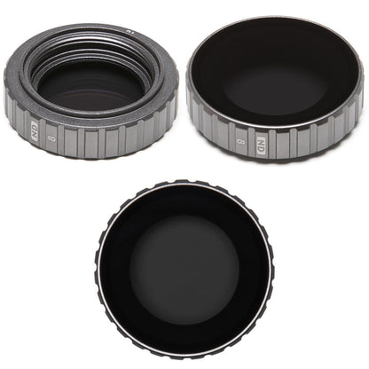 DJI Osmo Action ND Filter Set (3pcs) ND8, ND16, and ND32 Neutral Density Lens Filters with Protective Case for Osmo Action Pro 5 / 4 / 3 Cameras