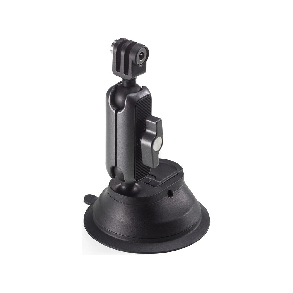 DJI Suction Cup Mount for Osmo Action 3, DJI Action 2, Osmo Action on Automobile with Action Camera 3-Prong Mount, Adjustable Double Ball-Joint, 360 Degree Sideways Rotation