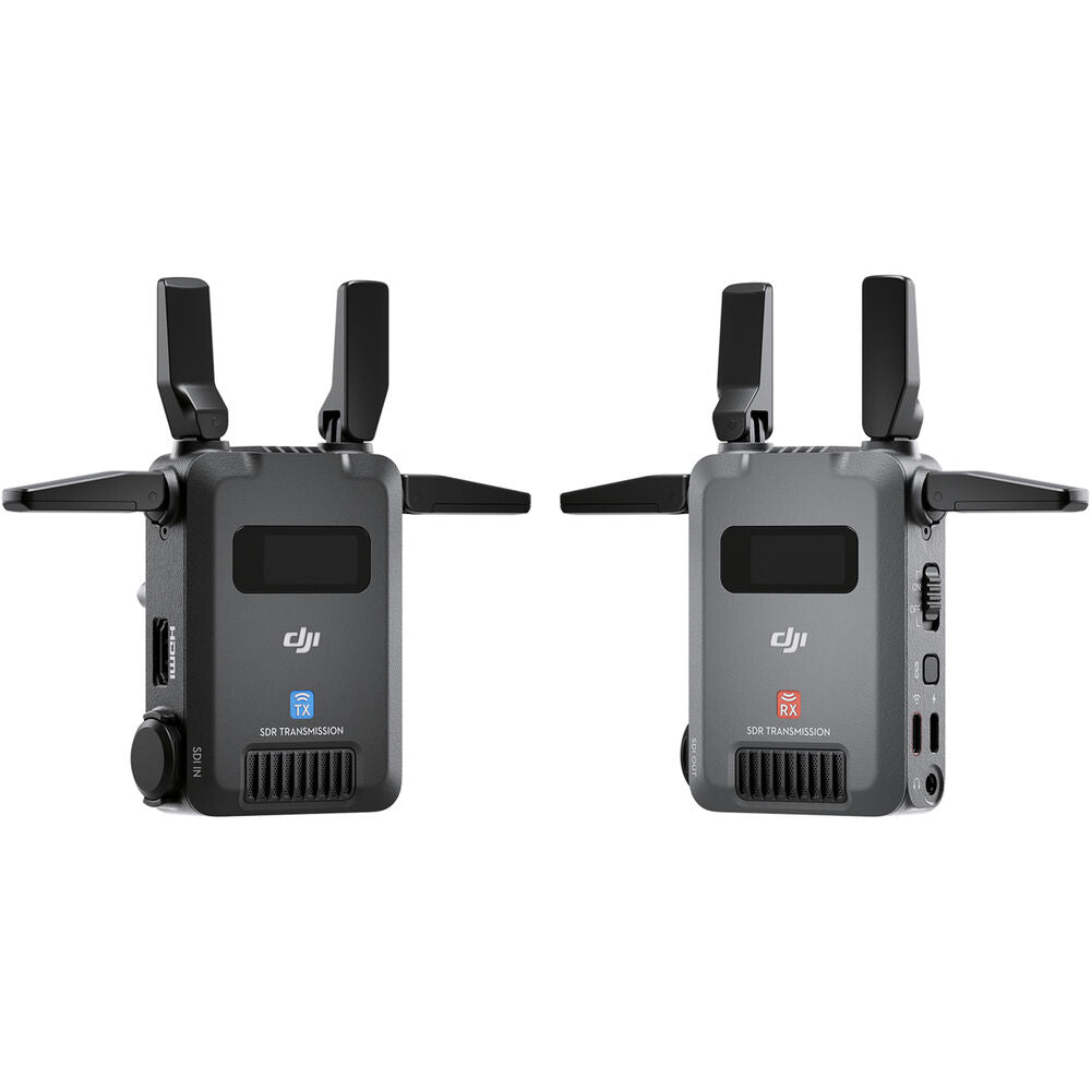 DJI SDR Transmission Combo Wireless Video Transmitter & Receiver System - Stable & Anti-Interference, 20Mbps High Bitrate, Wi-Fi Mode, Strong Penetration, Long Range Transmission, HDMI/SDI, USB-C Monitoring for Broadcasting & Filmmaking