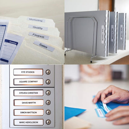 DYMO (220pcs) 12x50mm Suspension File Label Sticker for Dymo Labelwriter 300, 400, 4XL, and 450 Series Thermal Printers