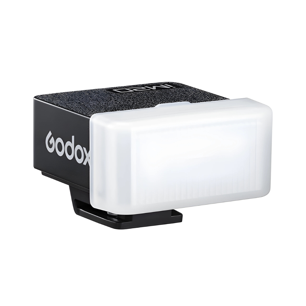 Godox Soft Light Diffuser for iM20 Portable Manual Mini Camera Flash with Quick Attachment Design and Easy Installation for Studio Lighting Accessory & Equipment - White