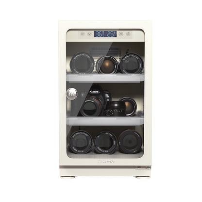 Eirmai 50 / 40 / 30 Liters Electronic Digital Dry Cabinet Dehumidifying Box with Automatic AI Smart Control for Cameras, Lenses Other Accessories | MRD-30M PRO MRD-45M PRO MRD-50M PRO