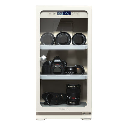 Eirmai 50 / 40 / 30 Liters Electronic Digital Dry Cabinet Dehumidifying Box with Automatic AI Smart Control for Cameras, Lenses Other Accessories | MRD-30M PRO MRD-45M PRO MRD-50M PRO