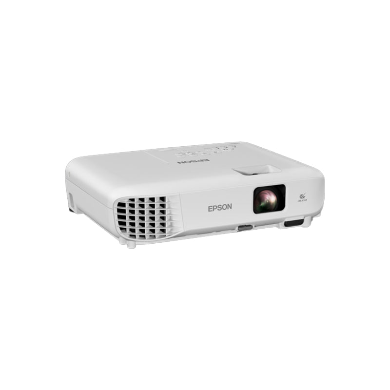 Epson EB-E01 XGA 3LCD Projector USB HDMI with 3,300 Lumens Color & White Brightness, Speakers, 1.35x Digital Zoom, 12 Hours ECO Mode for Business Presentation, Classroom, Cinema