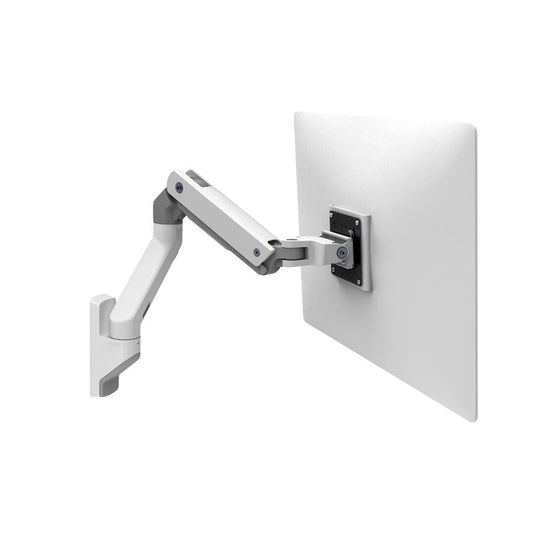 [CLEARANCE] Ergotron HX Heavy Duty Wall Mount Monitor Arm for Up to 49-inch Desktop Monitor Display - White | 45-478-216