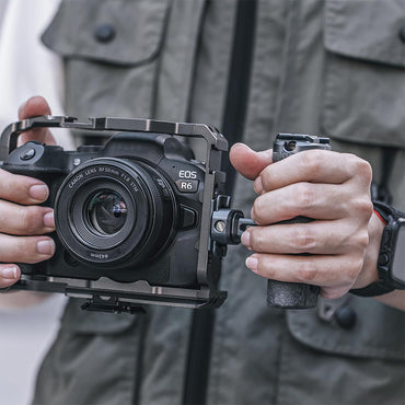 Falcam F22 Top / Side Hand Grip Series QR Quick Release with Multi Interface, Ergonomic Design with 1/4" Threaded and ARRI Positioning Holes for DSLR Mirrorless Camera Cage Rig Other Video Shoot Accessories