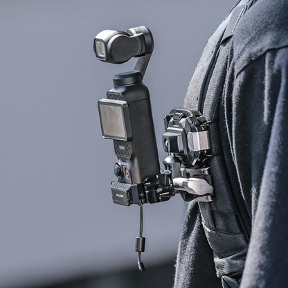 Falcam F22 QR Quick Release Expansion Frame with 2-Prong & Cold Shoe Mount for DJI Osmo Pocket 3, 1/4-20" Theaded Hole, Aluminum Alloy | C00B4109