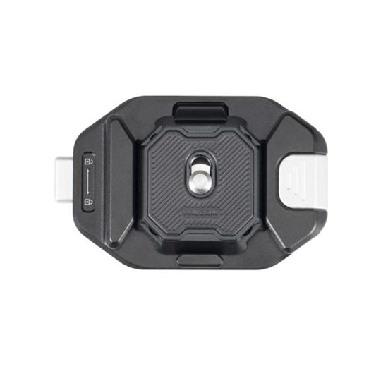 Falcam F38 QR Quick Release Base + Plate Backpack Bag Strap Clip Kit V2 with T-Shaped Buckle Lever, 30kg Maximum Load Capacity, Wide Compatibility Anti-Slip Rubber Padding & Aluminum Alloy | F38B3803