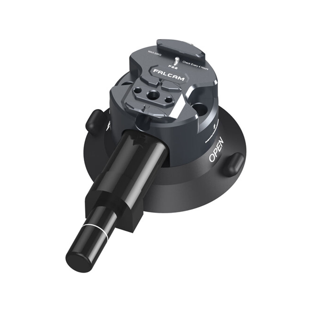 Falcam F22 3 / 4.5 / 6-Inch QR Quick Release Suction Cup Mount with 5kg Maximum Load Capacity, 1/4" Thread Adapter Heavy-Duty Vacuum Base for Action Cameras, DSLR, Monitor and Vlogging Gear