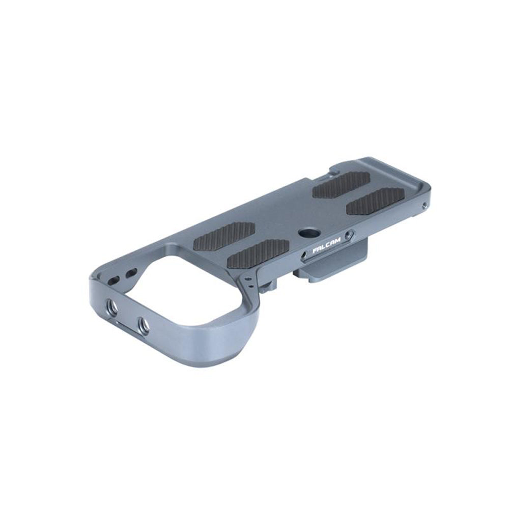 Falcam Quick Release Formfitting Camera Cage L-Bracket Bottom Plate Aluminum Alloy for Sony Alpha A7 A7S A7R A7C II A6700 and FX3 FX30 Mirrorless Cameras F22 F38 F50 QR Interface Mounts, Cold Shoe Mount, 1/4"-20 Threads & Wrist Strap Slots