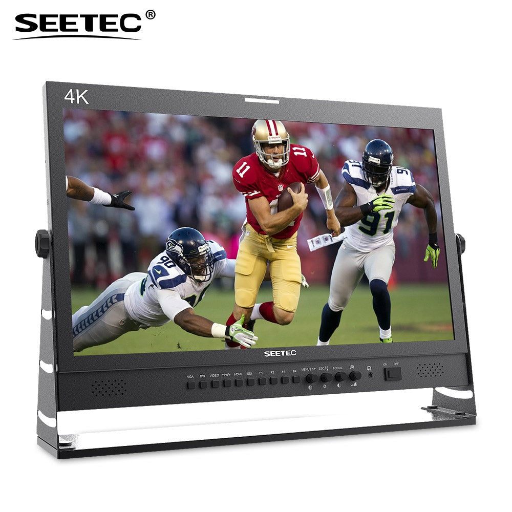 Feelworld SEETEC Full HD 21.5" Pro Broadcast IPS Wide View LCD Monitor 1920×1080 with Multiple Shooting and Panel Button Function, Color Calibration, 3G/HD/SD-SDI, 4K HDMI, Audio, Video, DVI Input for Film & Broadcasting | 4k215-9HSD-192
