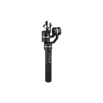 [CLEARANCE] FeiyuTech G5 Splashproof 3-Axis Action Camera Gimbal Stabilizer with Adjustable Clamp Camera Mount, 8-Hours of Battery Life, 360° Pan & 245° Tilt Angle for GoPro Hero, DJI Osmo Action, Ant4K, AEE, Garmin VIRB, or Similar Size Cameras