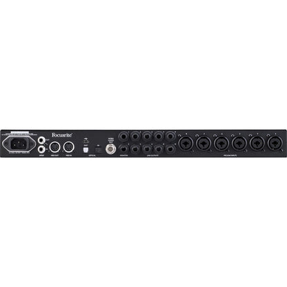 Focusrite Clarett+ 8Pre 8 In / 10 Out USB Type-C Audio / MIDI Interface, 24-bit / 192kHz Conversion, 124dB Dymic Range, Air Mode with Phantom Power, MIDI, S/PDIF, ADAT I/O for Singers, Musicians, Bands, Project Studios & Producers