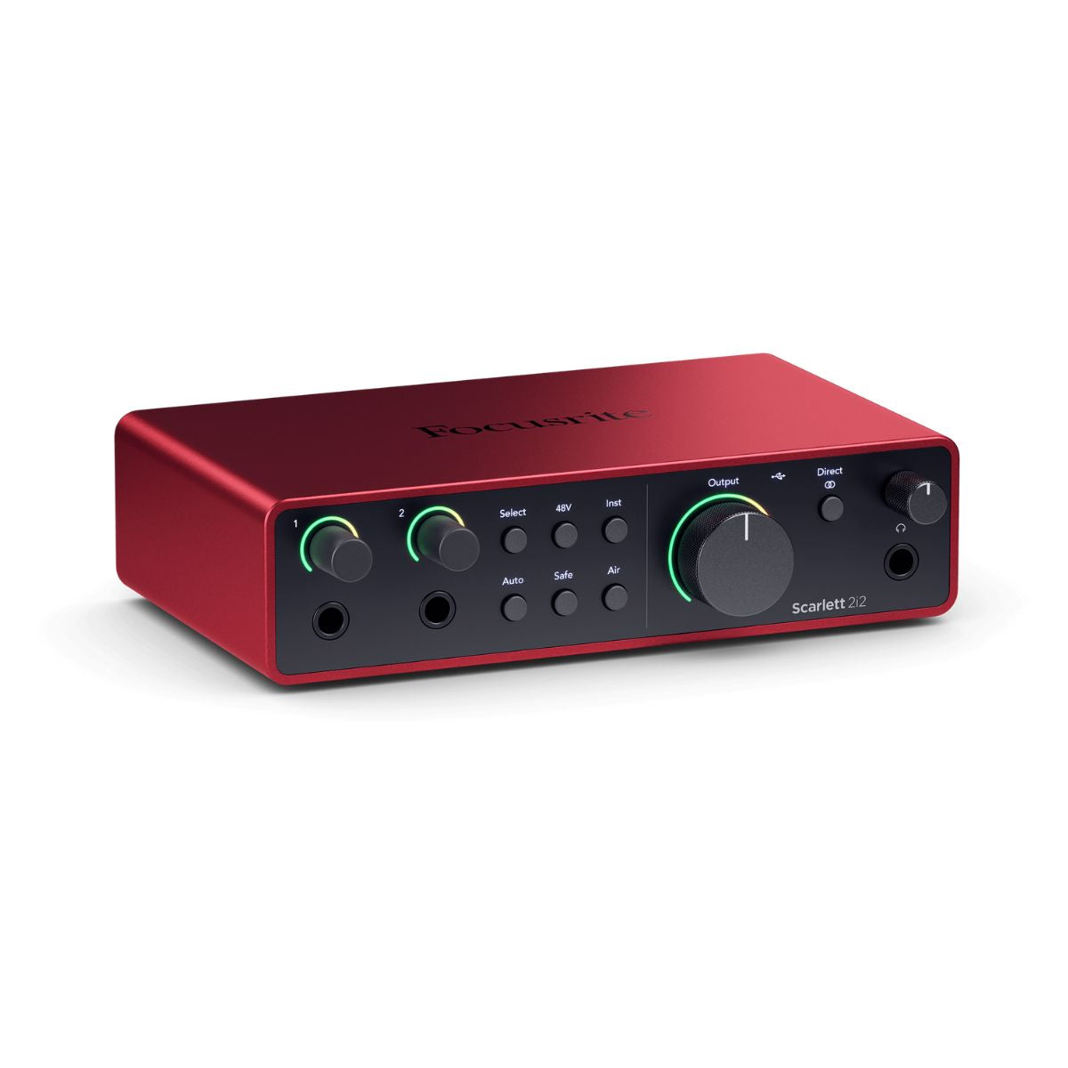 Focusrite Scarlett 2i2 Studio 4th Gen / 3rd Gen USB Audio Interface with Microphone & Monitor Headphone for Simultaneous Vocals & Guitar Recording