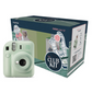 FUJIFILM Instax Mini 12 Instant Camera Club Kit Bundle Pack with Mini Glossy Film 10s, Sling Bag, Waterproof Case, Keychain Photo Holder and Sticker Pack | Blue Green Pink Purple White