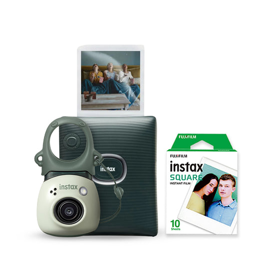 FUJIFILM Instax Pal Tiny Digital Camera with Wide-Angle Lens, 1/5-inch CMOS Sensor with Primary Color Filters, ISO 100-1600, Built-In Flash, Bluetooth Connectivity via Smartphone App, Internal Storage and microSD Card Slot