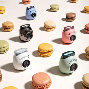 FUJIFILM Instax Pal Tiny Digital Camera with Wide-Angle Lens, 1/5-inch CMOS Sensor with Primary Color Filters, ISO 100-1600, Built-In Flash, Bluetooth Connectivity via Smartphone App, Internal Storage and microSD Card Slot