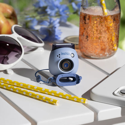 FUJIFILM Instax Pal Tiny Digital Camera with Wide-Angle Lens, 1/5-inch CMOS Sensor with Primary Color Filters, ISO 100-1600, Built-In Flash, Bluetooth Connectivity via Smartphone App, Internal Storage and microSD Card Slot