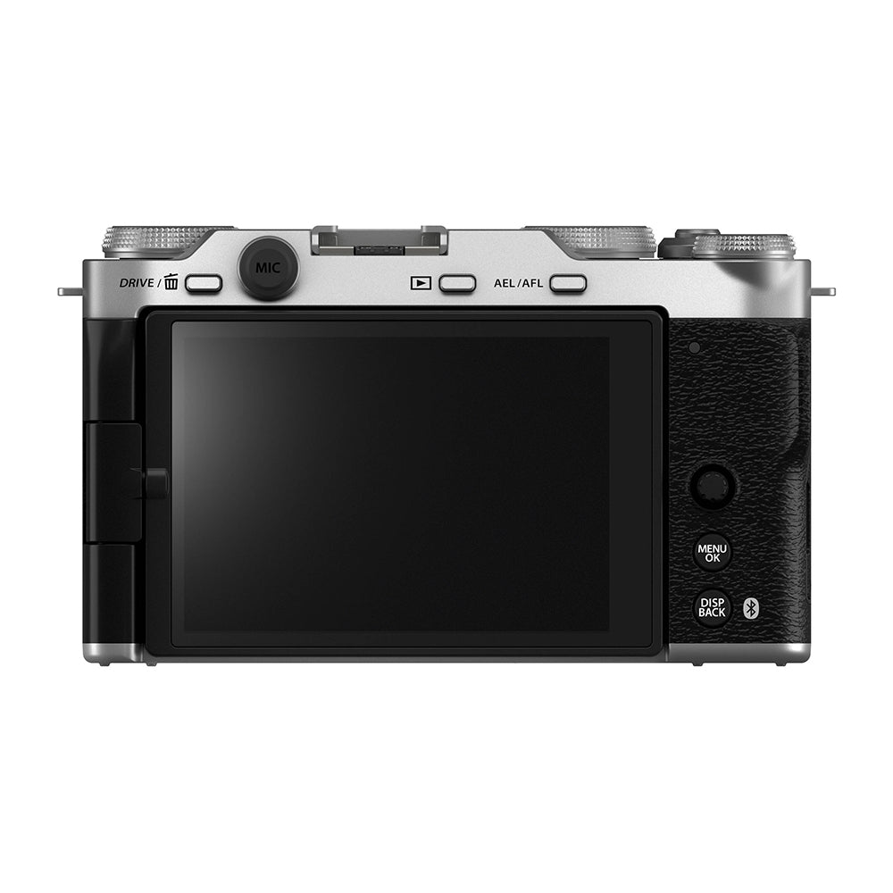 FUJIFILM X-M5 Body with XC 15-45mm f/3.5-5.6 OIS PZ FUJINON Autofocus Lens - Mirrorless Camera Kit | 26.1MP APS-C X-Trans 4 CMOS Sensor, X-Processor 5, 6.2K/30fps Video, AI-Driven Subject Detection & Digital Image Stabilization