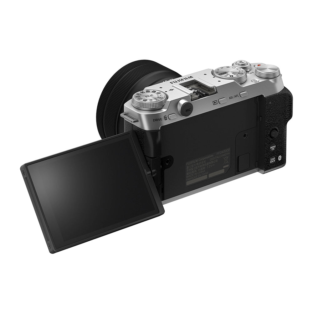 FUJIFILM X-M5 Body with XC 15-45mm f/3.5-5.6 OIS PZ FUJINON Autofocus Lens - Mirrorless Camera Kit | 26.1MP APS-C X-Trans 4 CMOS Sensor, X-Processor 5, 6.2K/30fps Video, AI-Driven Subject Detection & Digital Image Stabilization