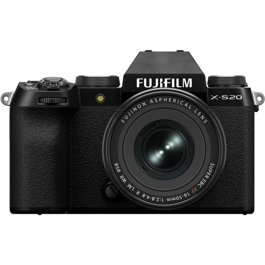 FUJIFILM X-S20 Body with XF 16-50mm f/2.8-4.8 R LM WR FUJINON Lens (X-mount) Mirrorless Camera - 26.1MP APS-C X-Trans BSI CMOS 4 Sensor, X-Processor 5, 5-Axis In-Body Image Stabilization, and Film Simulation Mode for Photography & Vlogging