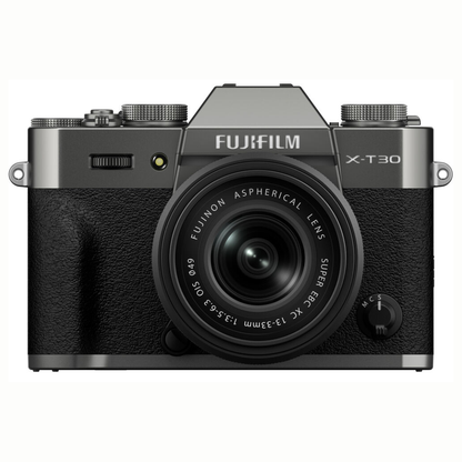 FUJIFILM X-T30 III Mirrorless Camera with XC 13-33mm f/3.5-6.3 OIS Lens - Charcoal Silver