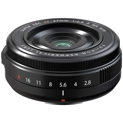 FUJIFILM Fujinon XF 27mm f/2.8 WR X-Mount APS-C Wide-Normal Autofocus Prime Lens for Mirrorless Camera