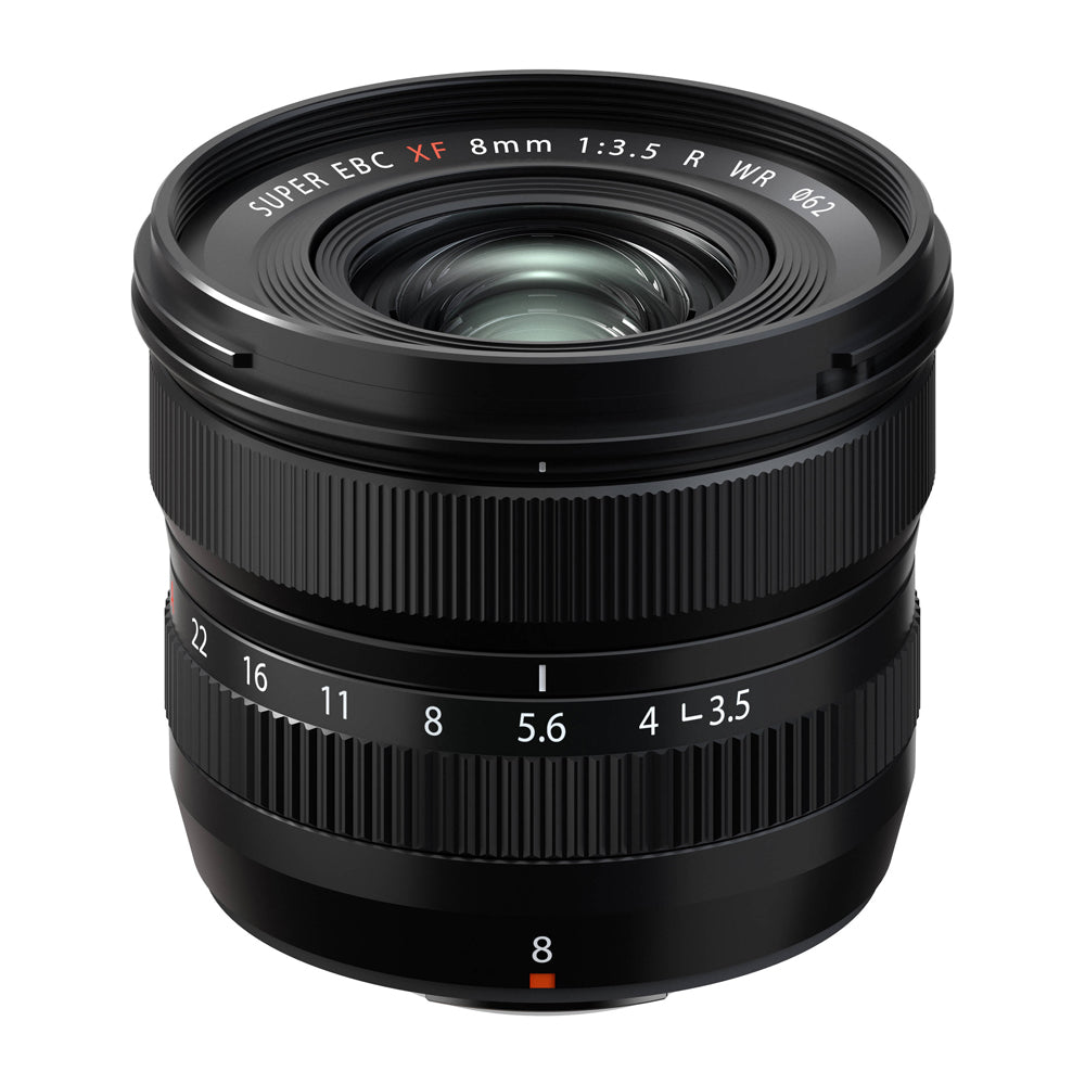 FUJIFILM FUJINON XF 8mm f/3.5 R WR APS-C Autofocus Ultra-Wide Angle Lens for X-Mount Mirrorless Camera