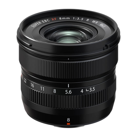 FUJIFILM FUJINON XF 8mm f/3.5 R WR APS-C Autofocus Ultra-Wide Angle Lens for X-Mount Mirrorless Camera