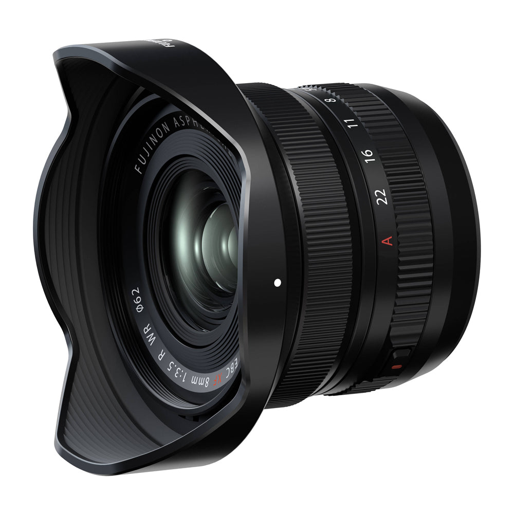 FUJIFILM FUJINON XF 8mm f/3.5 R WR APS-C Autofocus Ultra-Wide Angle Lens for X-Mount Mirrorless Camera