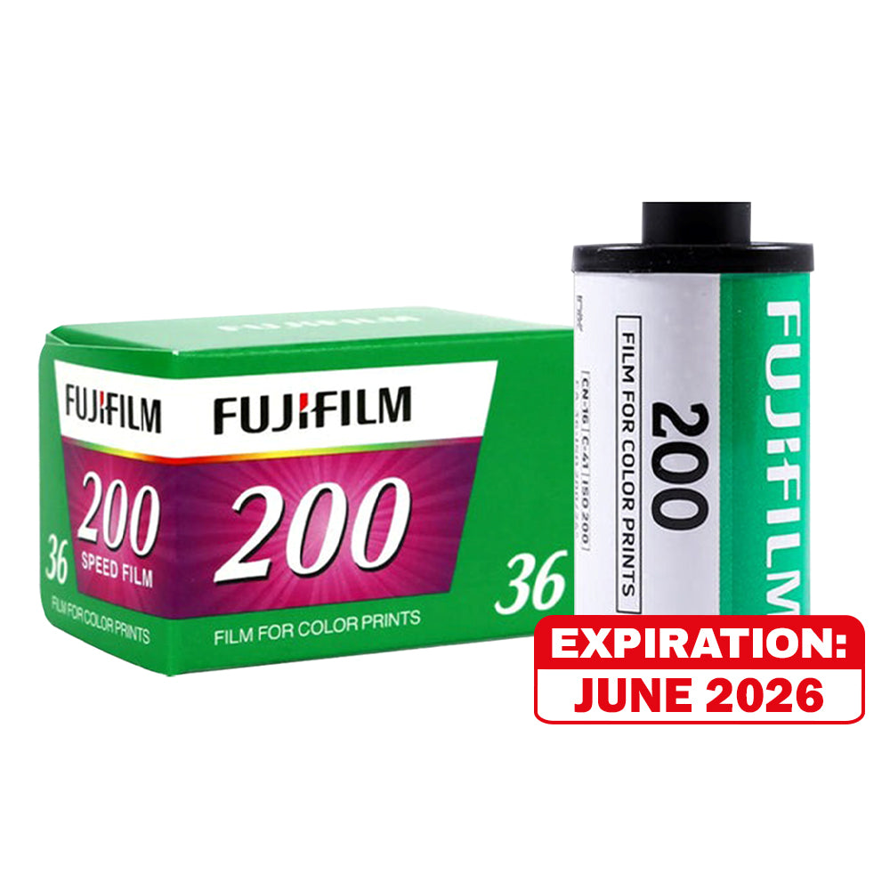 Fujifilm C200 / C400 35mm Color Negative Film Roll with 36 Exposures Shot for Point & Shoot Photography