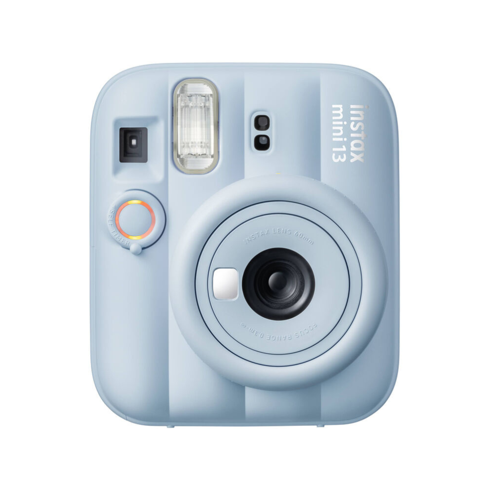 FUJIFILM Instax mini 12 | 13 Instant Film Camera with Automatic Exposure, Close-Up Mode, and Selfie Mirror  - Available in Blossom Pink, Pastel Blue, Lilac Purple, Clay White, and Mint Green