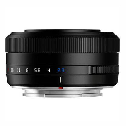 TTArtisan 27mm f/2.8 AF Autofocus APS-C Format FUJIFILM X Mount Portrait Pancake Prime Lens with STM Stepping AF Motor, 13.8" Focusing Distance and USB-C Port Firmware Upgrade for Photography | Black, Silver, Polar White
