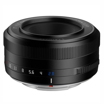 TTArtisan 27mm f/2.8 AF Autofocus APS-C Format FUJIFILM X Mount Portrait Pancake Prime Lens with STM Stepping AF Motor, 13.8" Focusing Distance and USB-C Port Firmware Upgrade for Photography | Black, Silver, Polar White